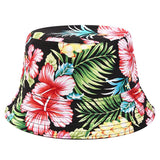 European and American ins fisherman hat for women, new print, reversible, sun hat, outdoor travel, foldable basin hat for summer