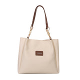 Korean Style Texchy Large Capacity Tote Bag Women's 2025 New Fashionable Fashionable Casual Student Class Bag Shoulder Bag