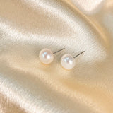 Natural Freshwater Pearl Necklace Three-Piece Set Sterling Silver  suit Mother's Day Gift