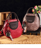 Genuine Leather Vintage Woven Handbag Women's 2025 New Casual All-match Crossbody Bag Fashion Texted Shoulder Bag