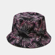 New European and American ins style plant print pattern fisherman hat for women, spring and summer outdoor sun protection and sunshade hat for men, bucket hat