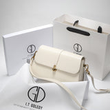 Women's Bag Genuine Leather Niche Entry Luxury Brand Saddle Bag 2025 New Women's Bag Shoulder Underarm Crossbody Bag