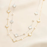 S925 Silver Necklace Ocean Summer Earring Freshwater Pearl Clavicle Chain Women's Bracelet High Sense Pearl Jewelry Set TWINKLE QUEEN