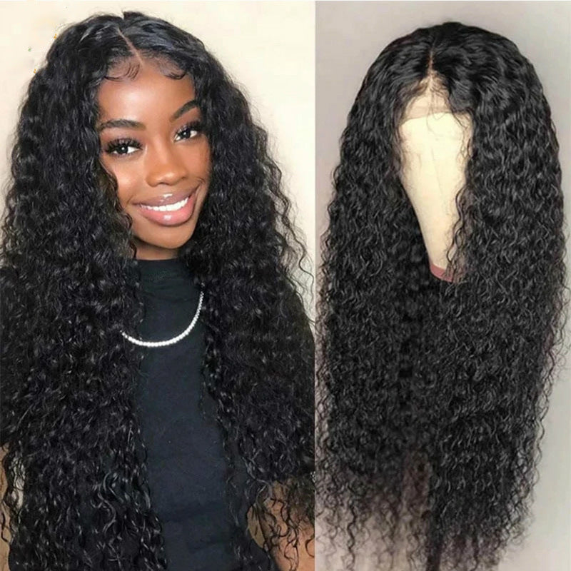 Wig ladies  curly hair small volume micro volume explosive headgear