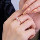 Full Body s925 Sterling Silver Women's Pearl Ring Full Diamond Niche Original Design French Retro Ring All-match New Style