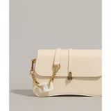 Women's Bag Genuine Leather Niche Entry Luxury Brand Saddle Bag 2025 New Women's Bag Shoulder Underarm Crossbody Bag