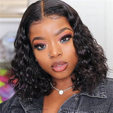 Wig ladies  curly hair small volume micro volume explosive headgear