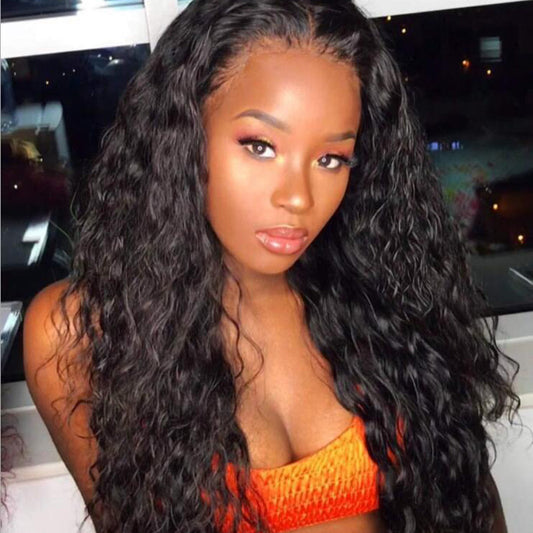 Wig ladies  curly hair small volume micro volume explosive headgear