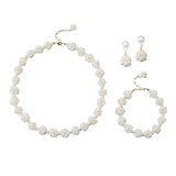 Baroque flower-shaped pearl necklace set.Bold Nature. Unapologetic Style. TWINKLE QUEEN