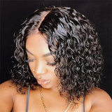 Wig ladies  curly hair small volume micro volume explosive headgear