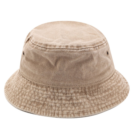 Fisherman Hat Men's European and American ins Washed Light Plate Basin Hat Women's Four Seasons Universal Outdoor Travel Sunscreen Hat