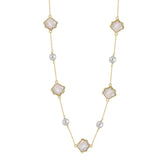 S925 Silver Necklace Ocean Summer Earring Freshwater Pearl Clavicle Chain Women's Bracelet High Sense Pearl Jewelry Set TWINKLE QUEEN