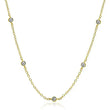 S925 Sterling Silver Necklace Five Diamond Lianzhu European and American Light Luxury Diamond Collarbone Chain Luxury TWINKLE QUEEN