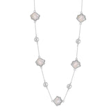 S925 Silver Necklace Ocean Summer Earring Freshwater Pearl Clavicle Chain Women's Bracelet High Sense Pearl Jewelry Set TWINKLE QUEEN