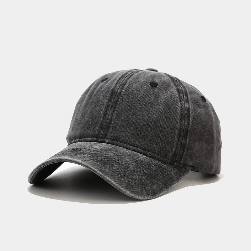 European and American ins Washed Vintage Simple Baseball Cap Men's and Women's Outdoor All-match Cap Trendy Simple Hat