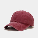 European and American ins Washed Vintage Simple Baseball Cap Men's and Women's Outdoor All-match Cap Trendy Simple Hat