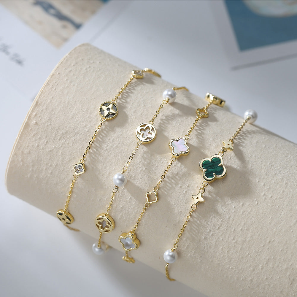 Elegant Natural Shell Pearls Bracelet – Timeless Jewelry for Women