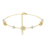 Elegant Natural Shell Pearls Bracelet – Timeless Jewelry for Women
