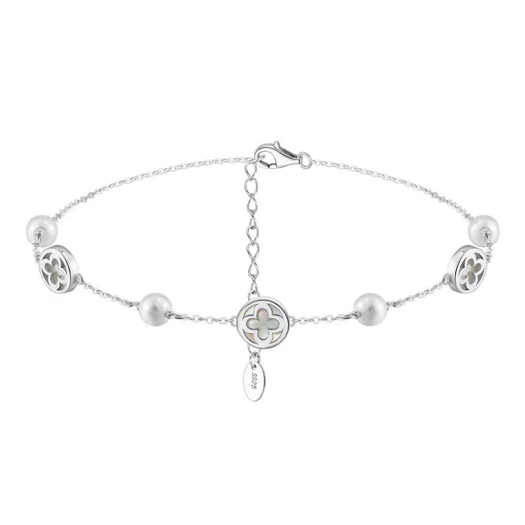 Elegant Natural Shell Pearls Bracelet – Timeless Jewelry for Women