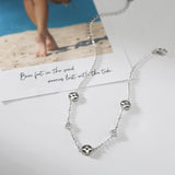 Black Shell Anklet – Handmade Beach Jewelry for Women
