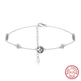 Black Shell Anklet – Handmade Beach Jewelry for Women