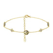Black Shell Anklet – Handmade Beach Jewelry for Women