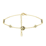 Black Shell Anklet – Handmade Beach Jewelry for Women
