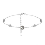 Black Shell Anklet – Handmade Beach Jewelry for Women