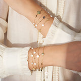 14K Gold Plated Bracelet – Elegant Adjustable Chain Bracelet for Women & Men