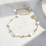 14K Gold Plated Bracelet – Elegant Adjustable Chain Bracelet for Women & Men