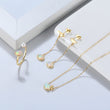 Genuine Natural Opal 14K Gold Plated 925 Sterling Silver Adjustable Ring
