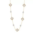 Cultured Freashwater Pearl 925 Sterling Silver Natural Shell Necklace