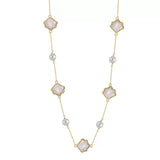 Cultured Freashwater Pearl 925 Sterling Silver Natural Shell Necklace