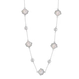 Cultured Freashwater Pearl 925 Sterling Silver Natural Shell Necklace
