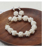 Baroque flower-shaped pearl necklace set.Bold Nature. Unapologetic Style. TWINKLE QUEEN