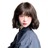 Wig Women's Short Hair Curly Hair Full Head Cover 2025 New Imitation Hair Natural Fashion Mid-length Wool Roll Wig Cover 4.3 3 Evaluations Within a year 60 + Box Deal