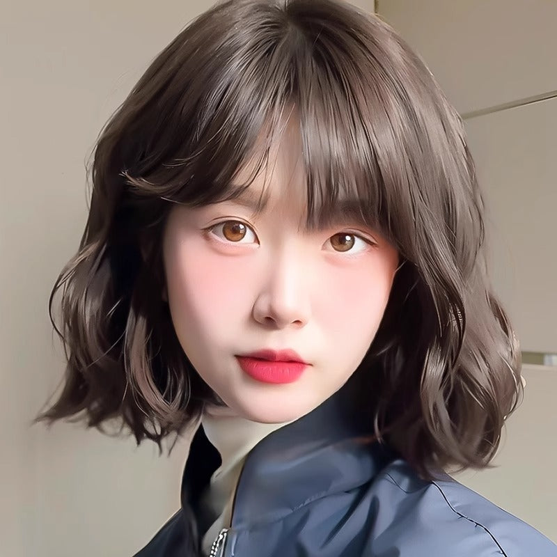 Wig Women's Short Hair Curly Hair Full Head Cover 2025 New Imitation Hair Natural Fashion Mid-length Wool Roll Wig Cover 4.3 3 Evaluations Within a year 60 + Box Deal