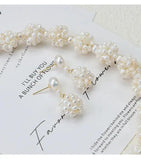 Baroque flower-shaped pearl necklace set.Bold Nature. Unapologetic Style. TWINKLE QUEEN