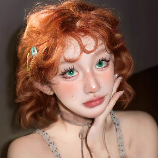 Wig Women's Short Hair Curly Hair Full Head Cover 2025 New Imitation Hair Natural Fashion Mid-length Wool Roll Wig Cover 4.3 3 Evaluations Within a year 60 + Box Deal