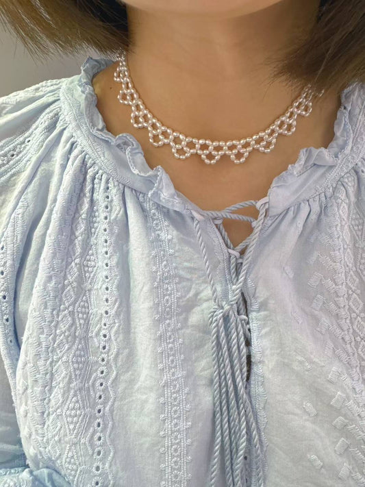 Natural Freshwater Pearl Necklass