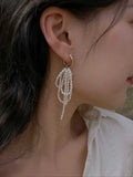 Natural Pearl Fringe Earrings TWINKLE QUEEN