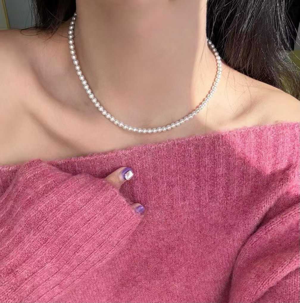 Freshwater Pearls Necklace With Silver