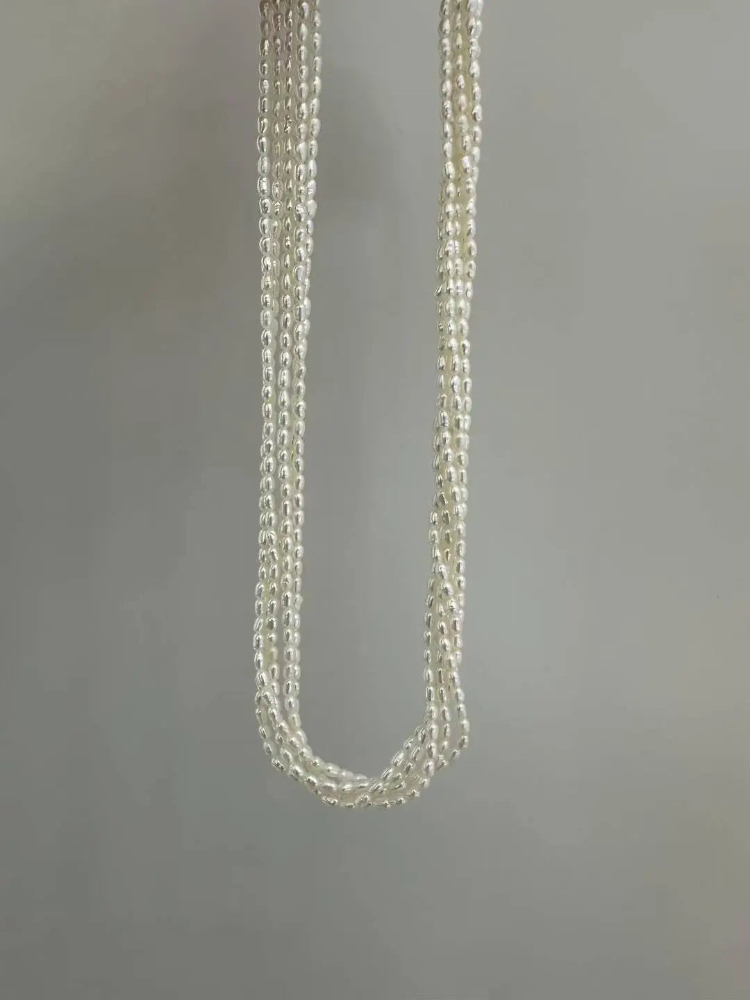 Collar de perlas naturales de agua dulce para bebés