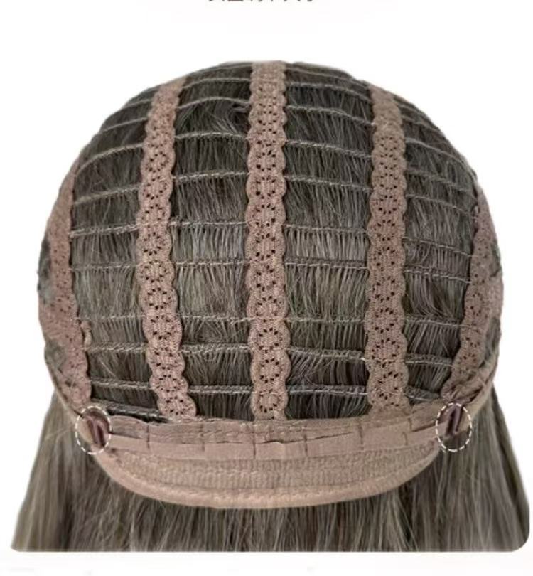Wig Women's Short Hair Curly Hair Full Head Cover 2025 New Imitation Hair Natural Fashion Mid-length Wool Roll Wig Cover 4.3 3 Evaluations Within a year 60 + Box Deal