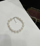 The most cost-effective set of freshwater pearl 8.5mm necklaces and bracelet with s925 silver