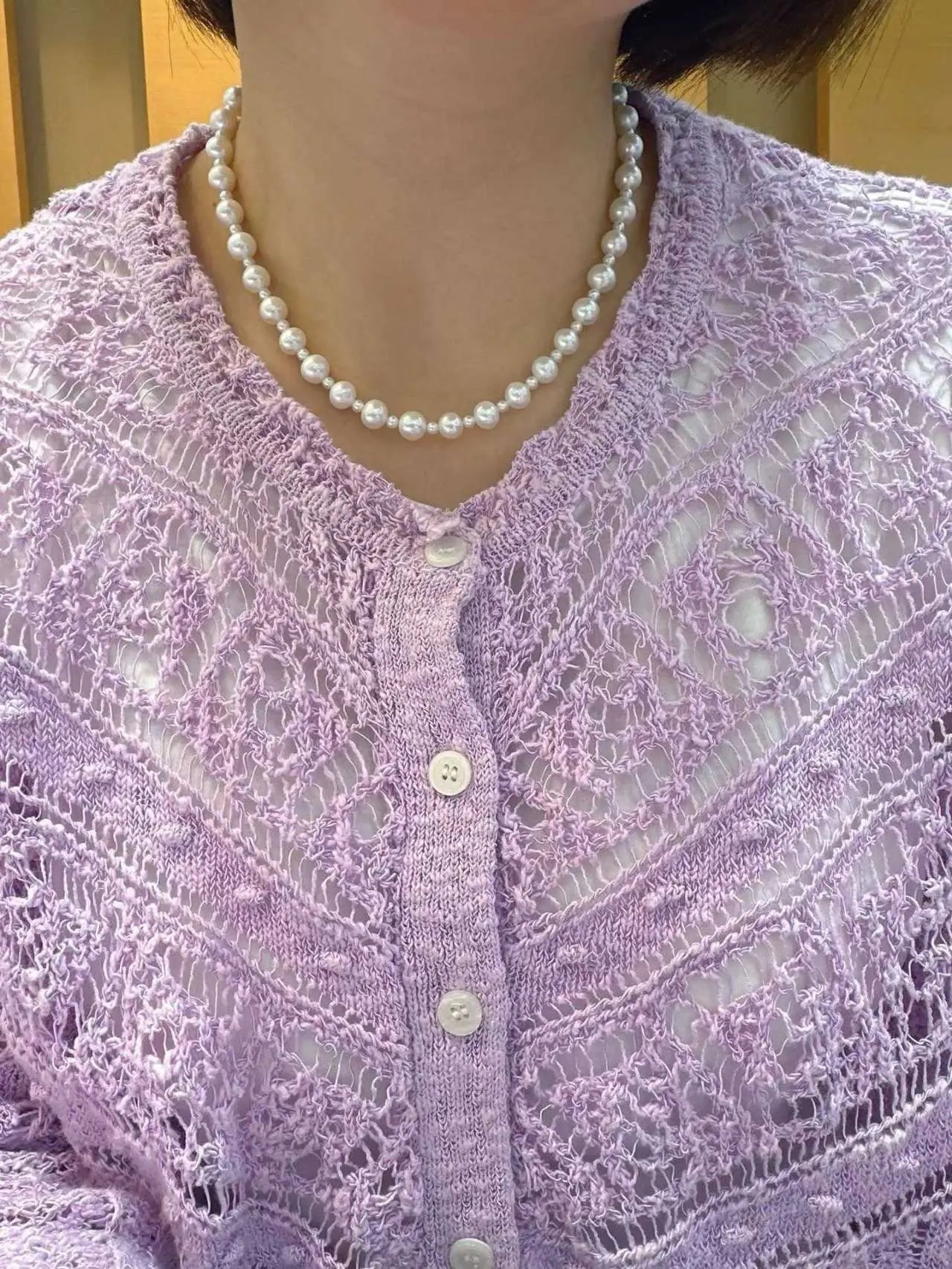 The most cost-effective set of freshwater pearl 8.5mm necklaces and bracelet with s925 silver