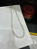 The most cost-effective set of freshwater pearl 8.5mm necklaces and bracelet with s925 silver