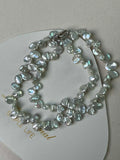 Baroque pearl necklace