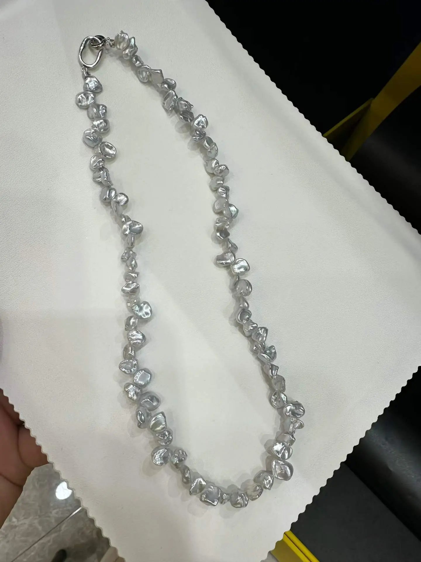 Baroque pearl necklace