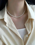 Freshwater Pearls Necklace With Silver